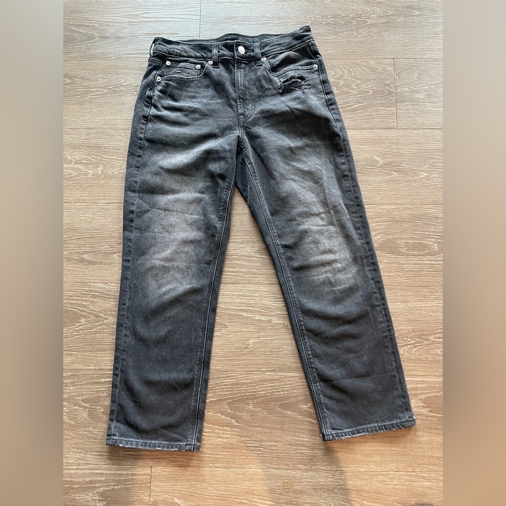 American Eagle Outfitters Black Relaxed Jeans Women's